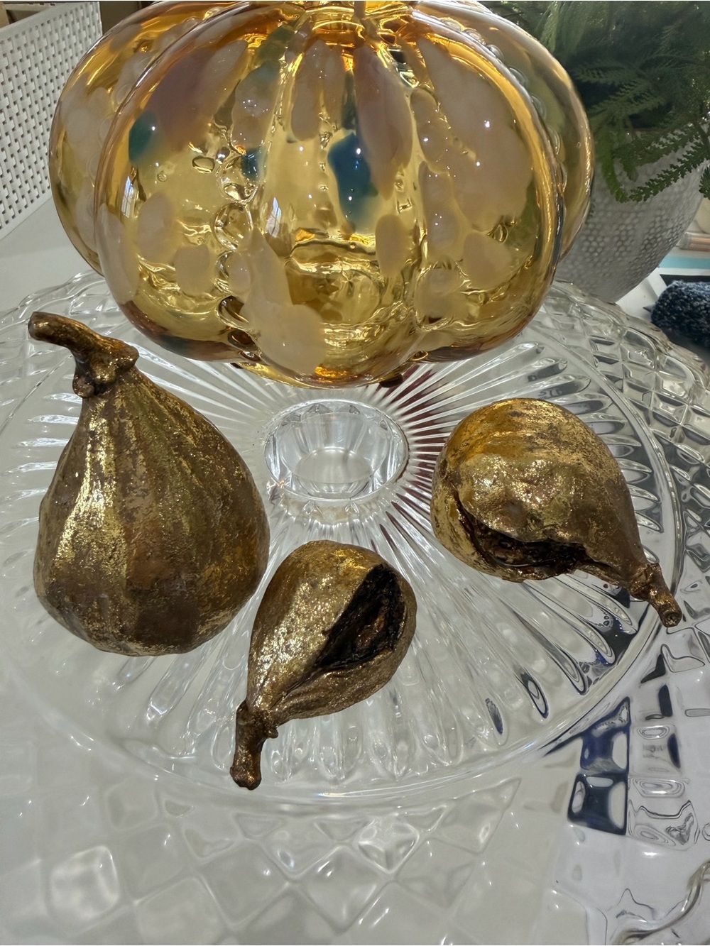 Decorative Pomegranate Accent Set (3) piece - Home Holiday